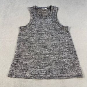 GAP Women’s Charcoal Heather Athletic Tank Top, size S